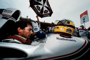 Ayrton Senna - crédits : Paul-Henri Cahier/ Getty Images