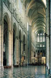 Nef de la cathédrale Notre-Dame d'Amiens - crédits : N. Cirani/ DeAgostini/ Getty Images