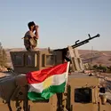 Soldat kurde en 2014 - crédits : © Sebastian Meyer/ Corbis/ Getty Images
