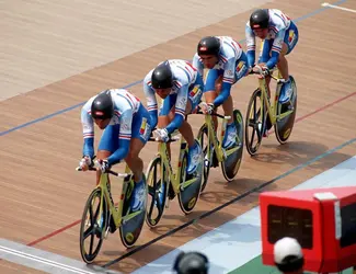 Cyclisme : poursuite par équipes - crédits : © Henri Szwarc/ Bongarts/ Getty Images