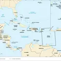 Aire des Caraïbes - crédits : Encyclopædia Universalis France