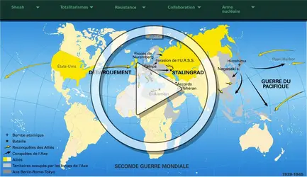 La Seconde Guerre mondiale de 1939 à 1945 - crédits : Encyclopædia Universalis France