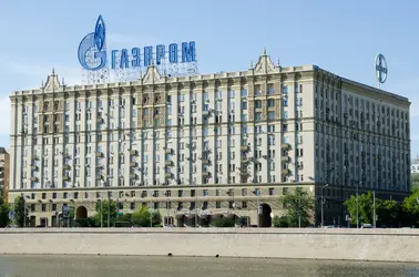 Siège social de Gazprom, à Moscou - crédits : sp.VVK/ Shutterstock