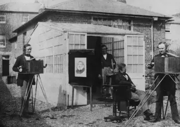 Atelier de W.H.F. Talbot - crédits : William Henry Fox Talbot/ Hulton Archive/ Getty Images