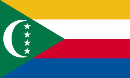 Comores : drapeau - crédits : Encyclopædia Universalis France