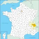 Savoie : carte de situation - crédits : © Encyclopædia Universalis France