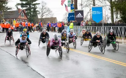 Marathon en fauteuil roulant - crédits : © Marcio Silva-Stock Editorial/Thinkstock