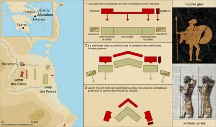Bataille de Marathon, 490 av. J.-C. - crédits : © 2007 Encyclopædia Universalis France S.A.