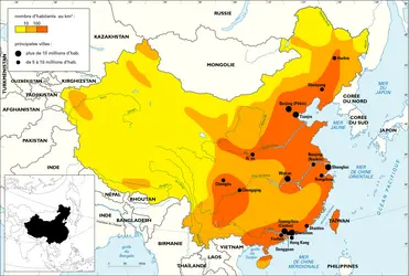 Chine : population - crédits : Encyclopædia Universalis France