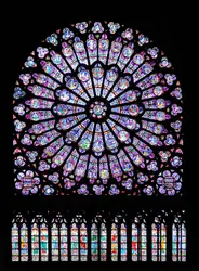 Vitrail de Notre-Dame de Paris - crédits : © V. Kozlovsky/ Shutterstock
