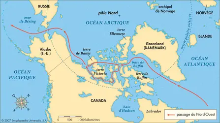 Passage du Nord-Ouest - crédits : © Encyclopædia Universalis France