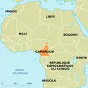 Cameroun : carte de situation - crédits : Encyclopædia Universalis France