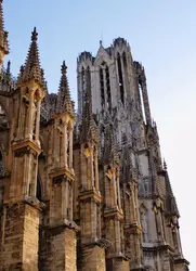 Contreforts, Notre-Dame de Reims - crédits : © Karol Kozlowski/ Shutterstock