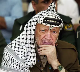 Yasser Arafat - crédits : © Paula Bronstein/ Getty Images