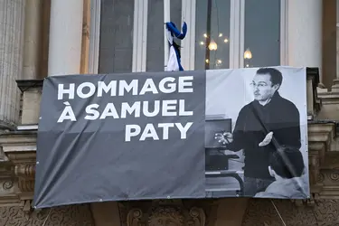 Hommage à Samuel Paty - crédits : Pascal Guyot/ AFP