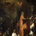 La Messe de saint Grégoire, L. Giordano - crédits :  Bridgeman Images 