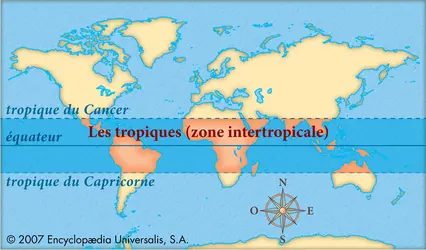 Les Tropiques - crédits : © Encyclopædia Universalis France