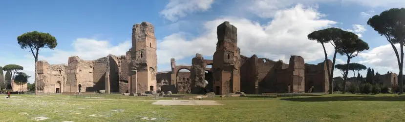 Thermes de Caracalla, Rome, Italie - crédits : Sébastien Bertrand/ FLickr ; CC 2.0 