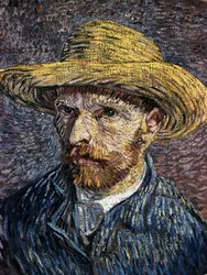 Autoportrait au chapeau de paille, V. Van Gogh - crédits : © Francis G. Mayer/ Corbis/ VCG/ Getty Images