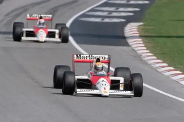 Ayrton Senna et Alain Prost - crédits : © Jean-Yves Ruszniewski/ Getty Images