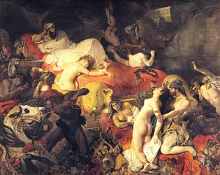 La Mort de Sardanapale, E. Delacroix - crédits : © SCALA/ Art Resource--EB Inc.