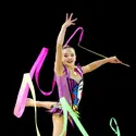 Gymnastique rythmique : le ruban - crédits : © Elsa/ Getty Images Sport/ Getty Images