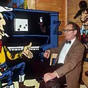 Morris et le personnage de Lucky Luke - crédits : © Frank Perry/ AFP