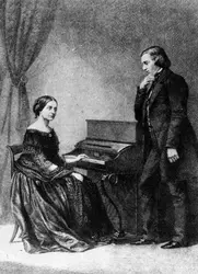 Robert et Clara Schumann - crédits : Hulton Archive/ Getty Images