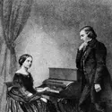 Robert et Clara Schumann - crédits : Hulton Archive/ Getty Images