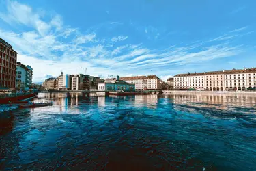 Le Rhône à Genève - crédits : AleksandarGeorgiev/ Getty Images