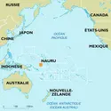 Nauru : carte de situation - crédits : Encyclopædia Universalis France