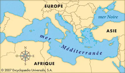 Mer Méditerranée - crédits : © Encyclopædia Universalis France