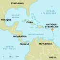 Antigua-et-Barbuda : carte de situation - crédits : Encyclopædia Universalis France