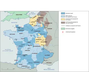 Guerre de Cent Ans, 1337-1453 - crédits : Encyclopædia Universalis France