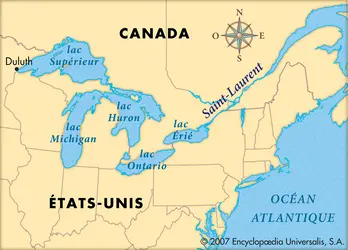 Saint-Laurent, fleuve - crédits : © Encyclopædia Universalis France