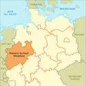 Land de Rhénanie-du-Nord-Westphalie - crédits : © Encyclopædia Universalis France
