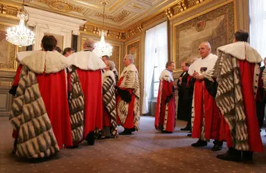 Les magistrats de la Cour de cassation - crédits : © Pierre Hounsfield/ Gamma-Rapho/ Getty Images