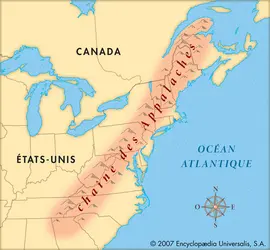 Appalaches - crédits : © Encyclopædia Universalis France