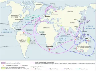 Compagnie hollandaise des Indes orientales - crédits : Encyclopædia Universalis France