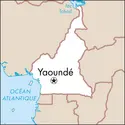 Yaoundé : carte de situation - crédits : © Encyclopædia Universalis France