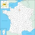 Paris : carte de situation - crédits : © Encyclopædia Universalis France