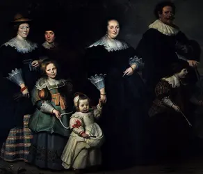 Une famille flamande au XVII<sup>e</sup> siècle - crédits :  Bridgeman Images 