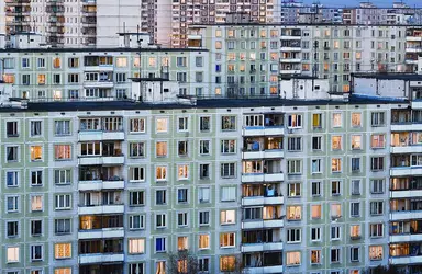 Logements soviétiques à Moscou - crédits : © age fotostock/SuperStock