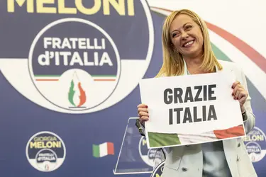 Giorgia Meloni - crédits : Alessandra Benedetti/ Corbis/ Getty Images