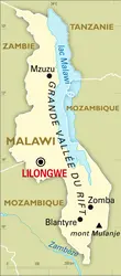 Malawi : carte générale - crédits : Encyclopædia Universalis France