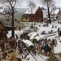 <em>Le Paiement de la dîme</em>, peinture de Pieter Brueghel le Jeune - crédits : Godong/ Universal Images Group/ Getty Images