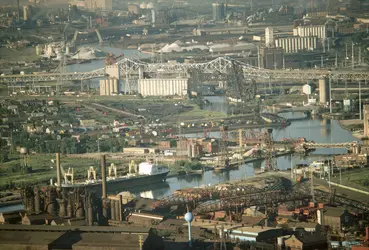 Paysage industriel à Chicago, États-Unis - crédits : © Steven L. Raymer/ National Geographic/ Getty Images