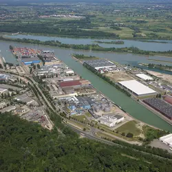 Port de Strasbourg, Bas-Rhin - crédits : © L'Europe vue du ciel