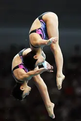 Plongeon synchronisé aux jeux Olympiques, 2008 - crédits : Jed Jacobsohn/ Getty Images