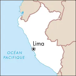 Lima : carte de situation - crédits : © Encyclopædia Universalis France